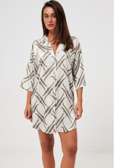 Нічна сорочка шовкова Barwa Garments 0349OL