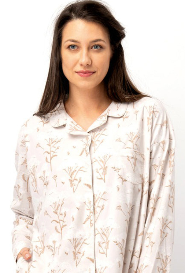 Нічна сорочка фланелева Key LND 567-4 фото