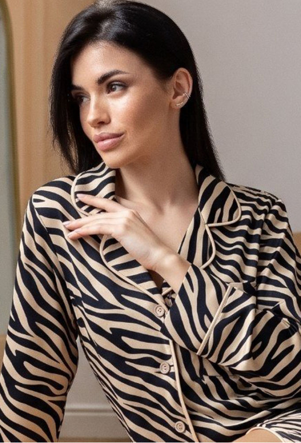 Нічна сорочка шовкова MiaNaGreen Р699 фото
