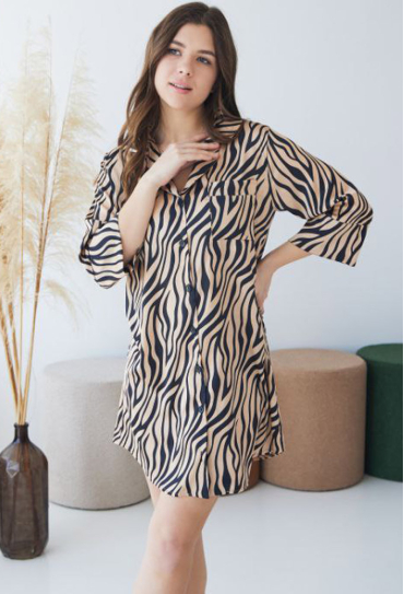 Нічна сорочка шовкова Tomiko 218ZK