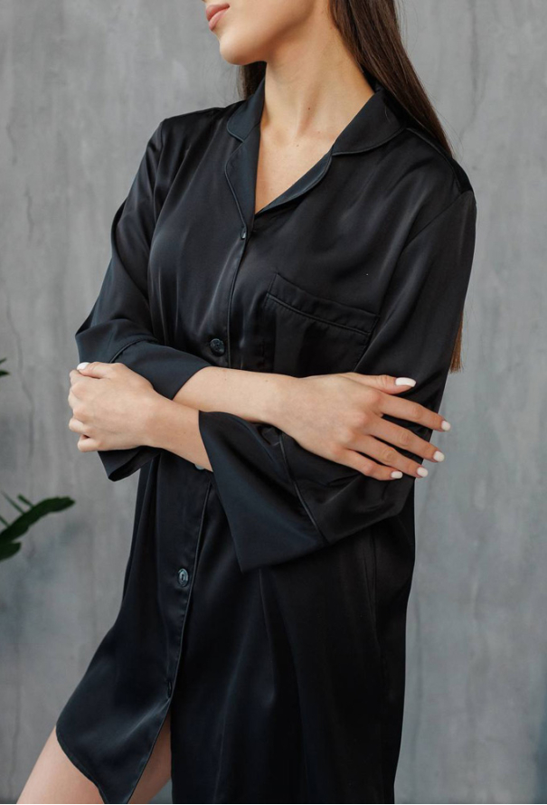 Нічна сорочка шовкова V.Velika 050-21CH фото