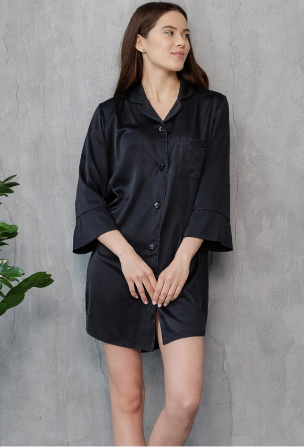 Нічна сорочка шовкова V.Velika 050-21CH фото