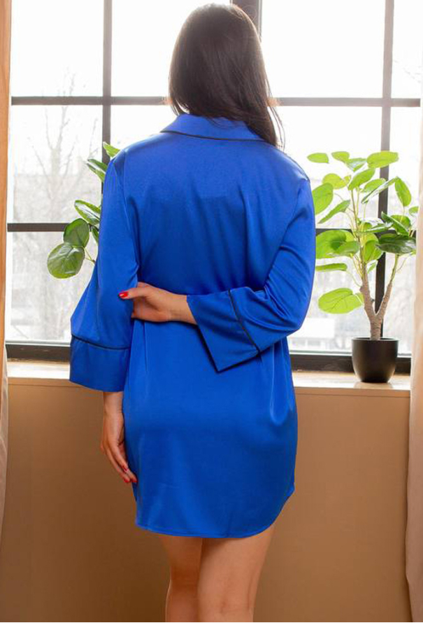 Ночная рубашка шелковая V.Velika 050-21EL фото