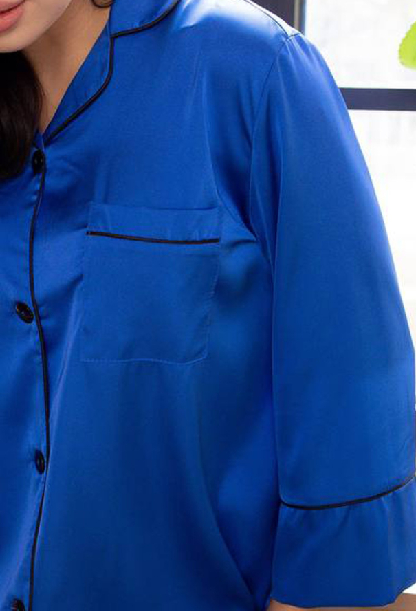 Ночная рубашка шелковая V.Velika 050-21EL фото