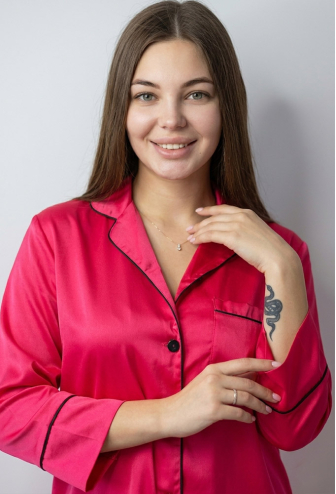 Нічна сорочка шовкова V.Velika 050-21MC