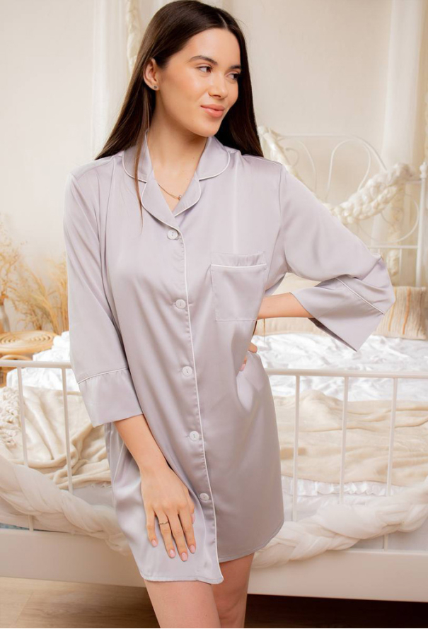 Нічна сорочка шовкова V.Velika 050-21SW фото