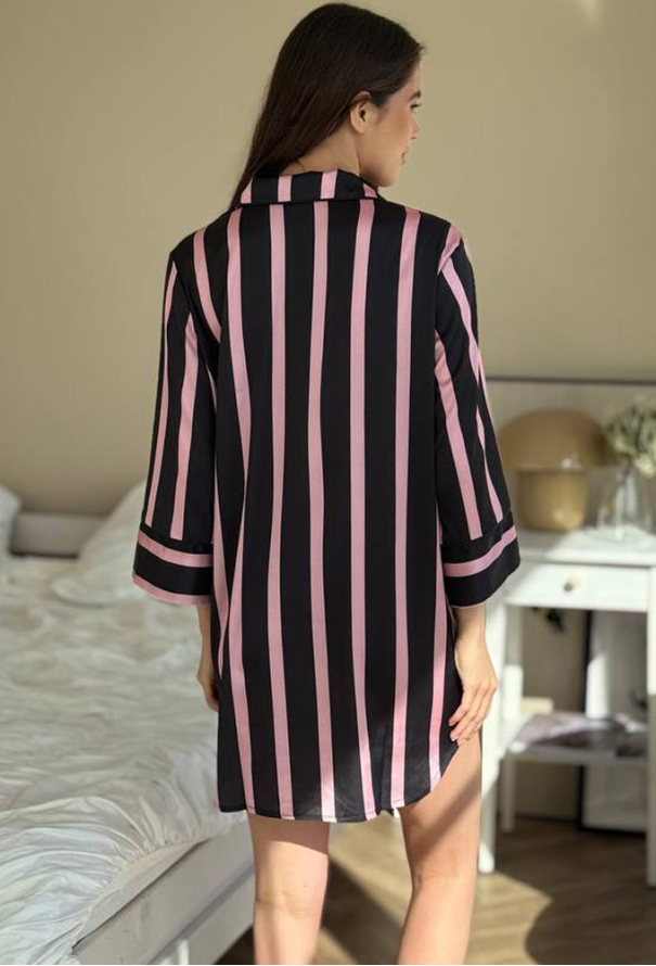 Нічна сорочка шовкова V.Velika 058-21CR фото