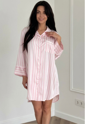 Нічна сорочка шовкова V.Velika 058-21RW