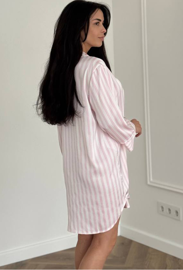 Нічна сорочка шовкова V.Velika 058-21RW фото