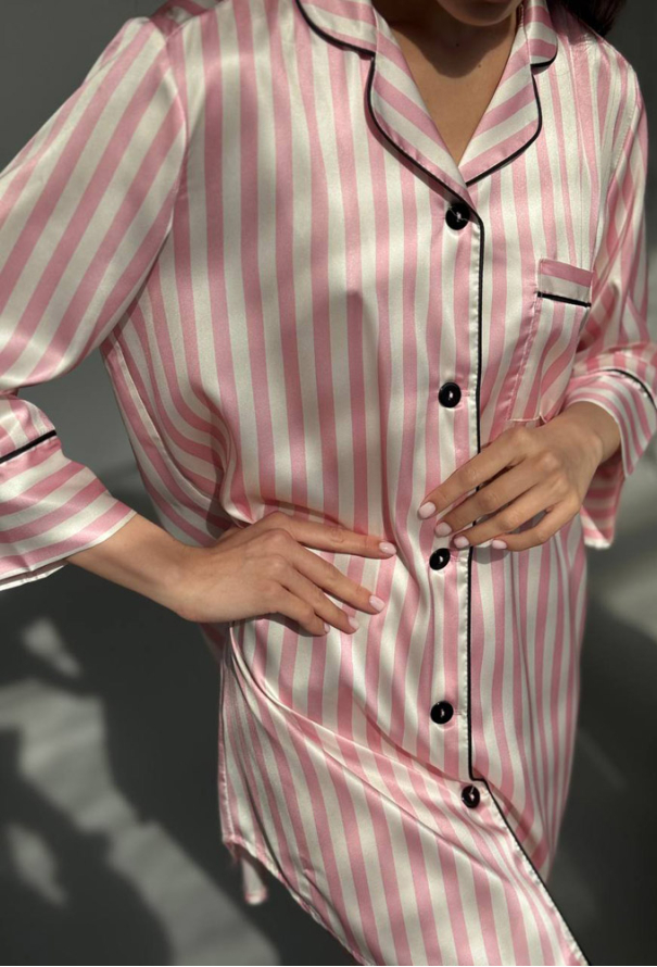 Нічна сорочка шовкова V.Velika 058-21RH фото