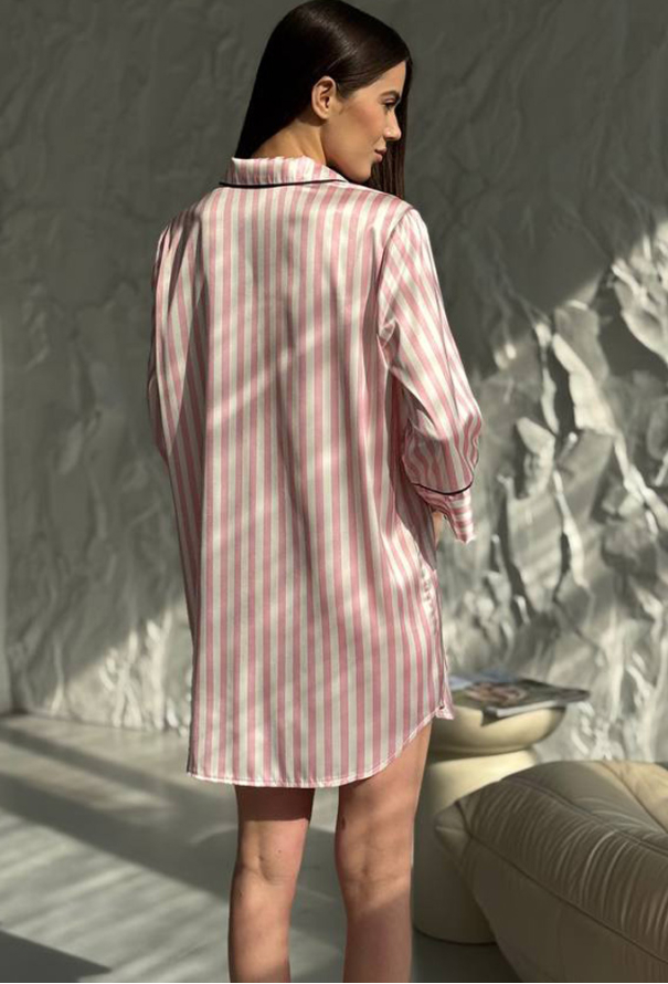 Нічна сорочка шовкова V.Velika 058-21RH фото