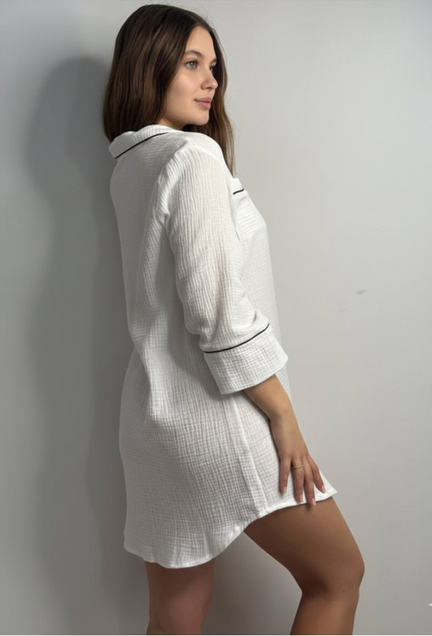 Нічна сорочка муслінова V.Velika 165-24WCK фото