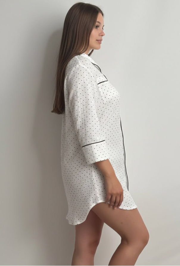 Нічна сорочка муслінова V.Velika 165-24CGCK фото