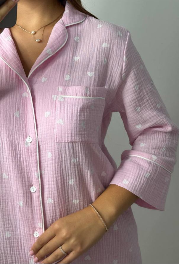 Нічна сорочка муслінова V.Velika 165-24ZS фото