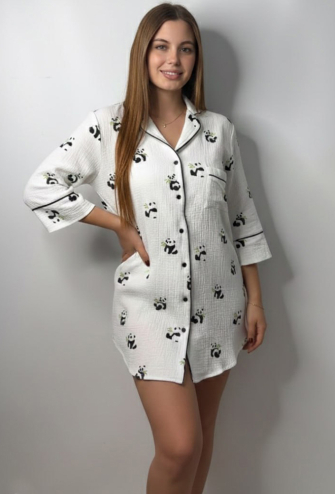 Нічна сорочка муслінова V.Velika 165-24PN