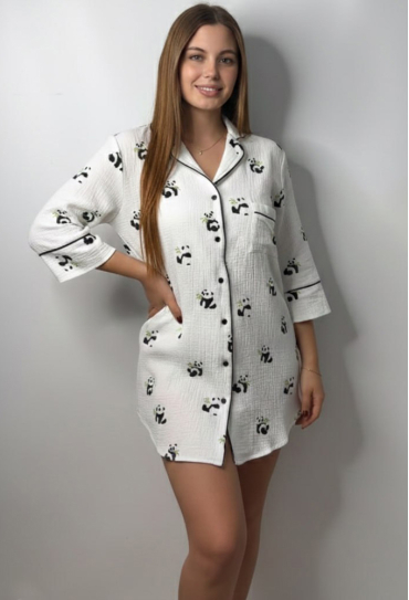 Ночная рубашка муслиновая V.Velika 165-24PN