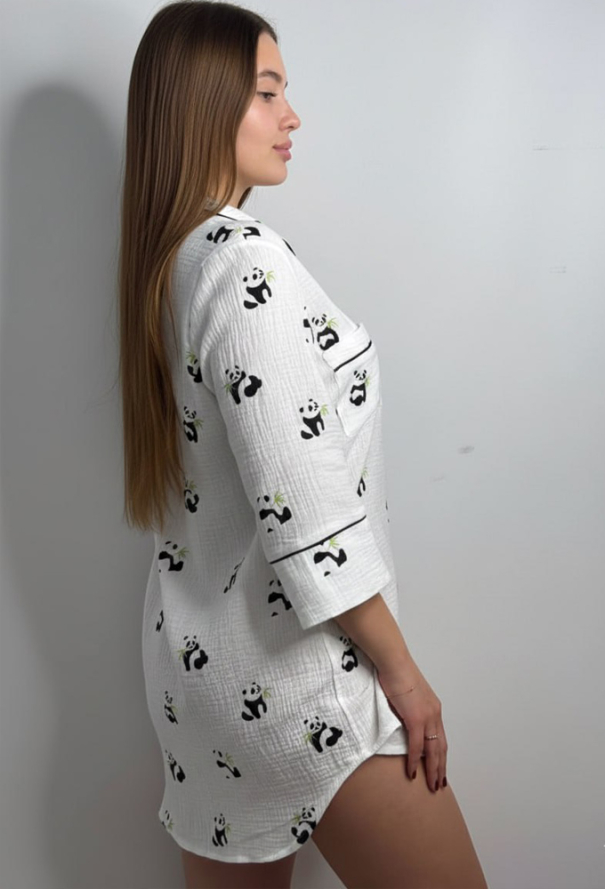 Нічна сорочка муслінова V.Velika 165-24PN фото