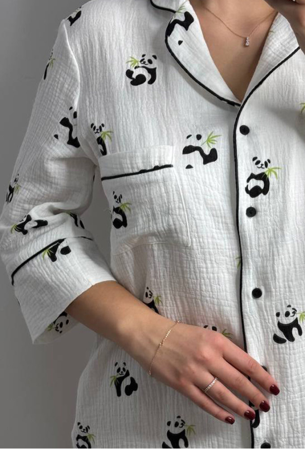 Нічна сорочка муслінова V.Velika 165-24PN фото