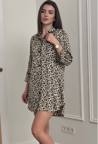 Нічна сорочка шовкова V.Velika 161-24-5