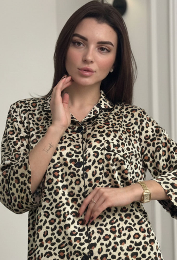 Нічна сорочка шовкова V.Velika 161-24-5 фото