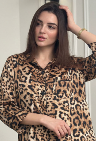 Ночная рубашка шелковая V.Velika 161-24-6