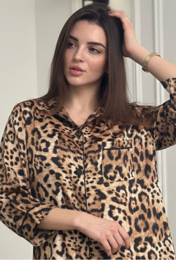 Нічна сорочка шовкова V.Velika 161-24-6 фото