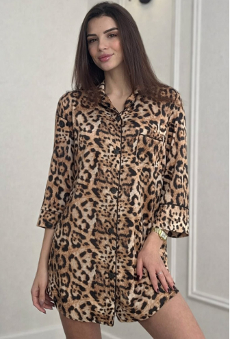 Ночная рубашка шелковая V.Velika 161-24-6