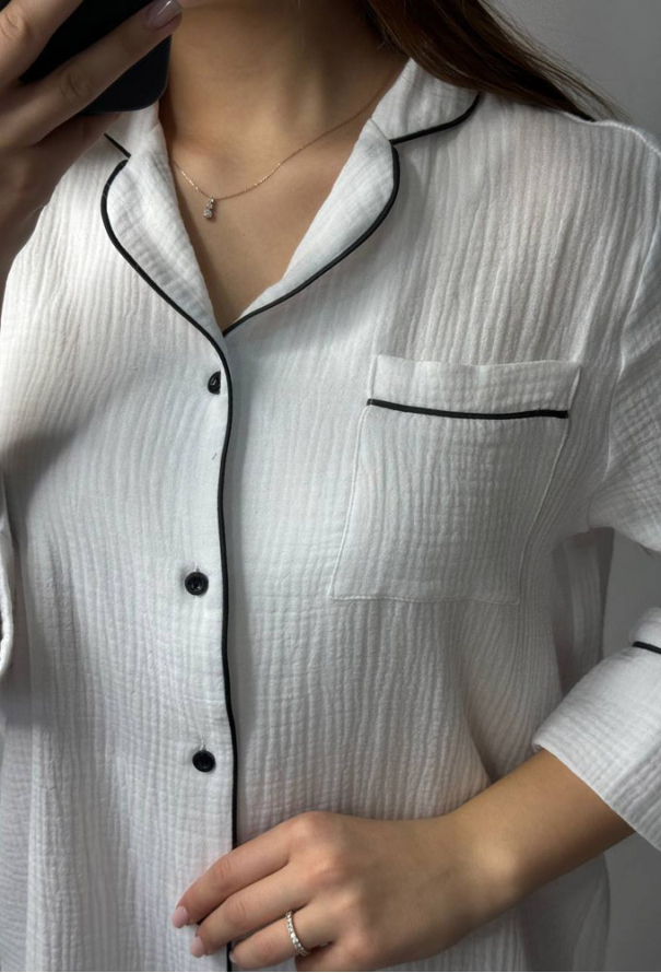 Нічна сорочка муслінова V.Velika 165-24WCK фото