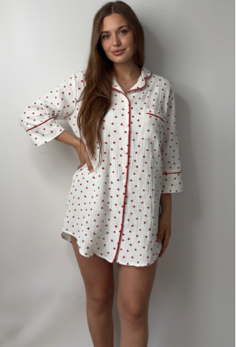 Нічна сорочка муслінова V.Velika 165-24CSCK