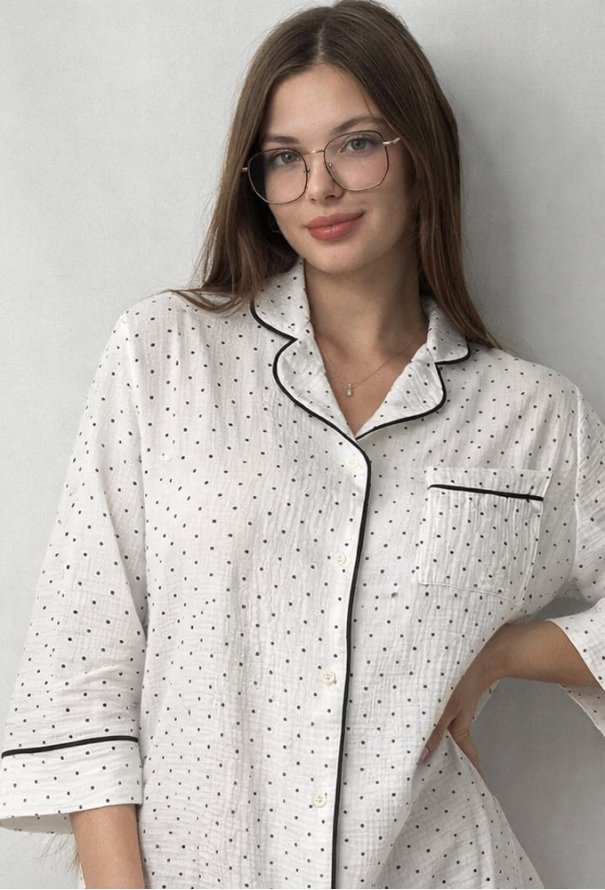 Нічна сорочка муслінова V.Velika 165-24CGCK фото