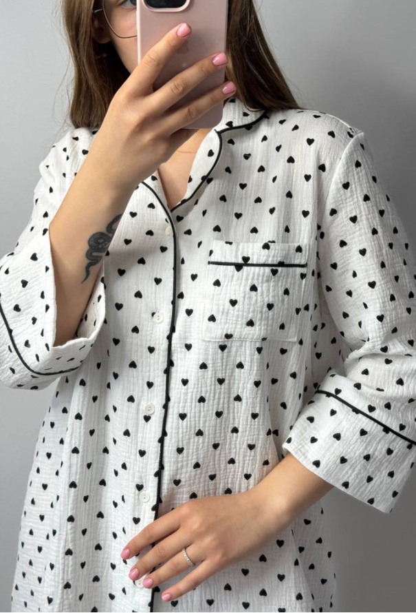 Ночная рубашка муслиновая V.Velika 165-24CS фото