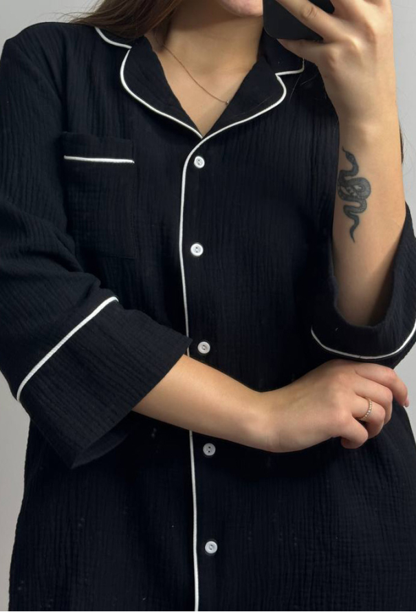 Ночная рубашка муслиновая V.Velika 165-24CWK фото