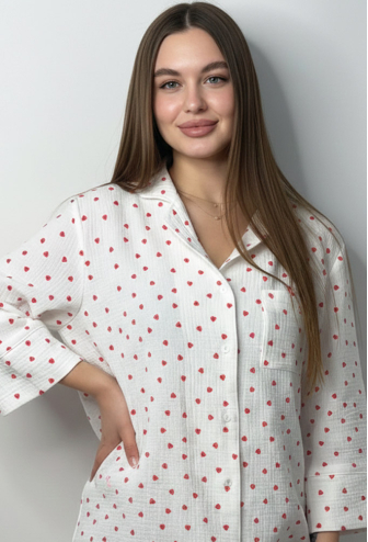 Ночная рубашка муслиновая V.Velika 165-24KS