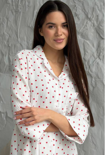 Ночная рубашка муслиновая V.Velika 165-24KS