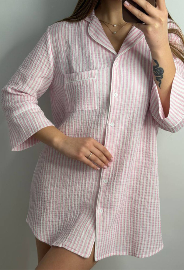 Ночная рубашка муслиновая V.Velika 165-24KRP фото