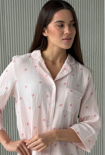 Ночная рубашка муслиновая V.Velika 165-24RRS