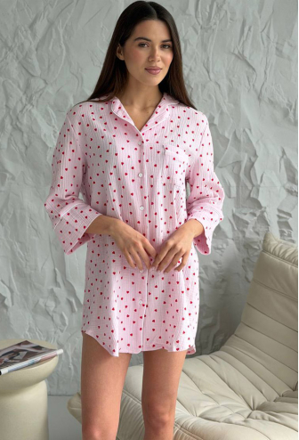 Ночная рубашка муслиновая V.Velika 165-24RW