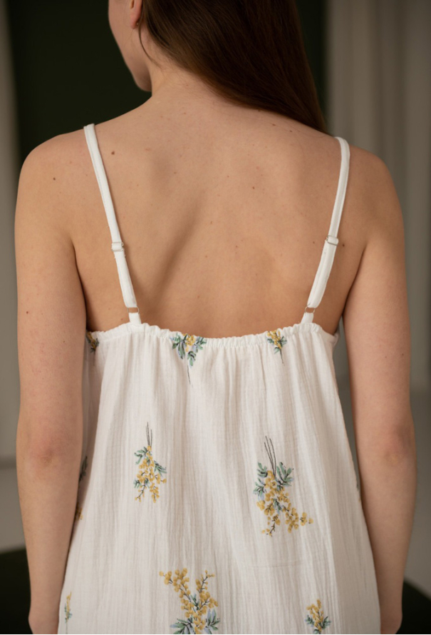 Нічна сорочка з халатом муслін LoomLine 13-36HM фото