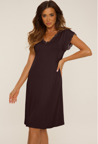 Ночнушка женская вискоза Hazell De Lafense 816SH