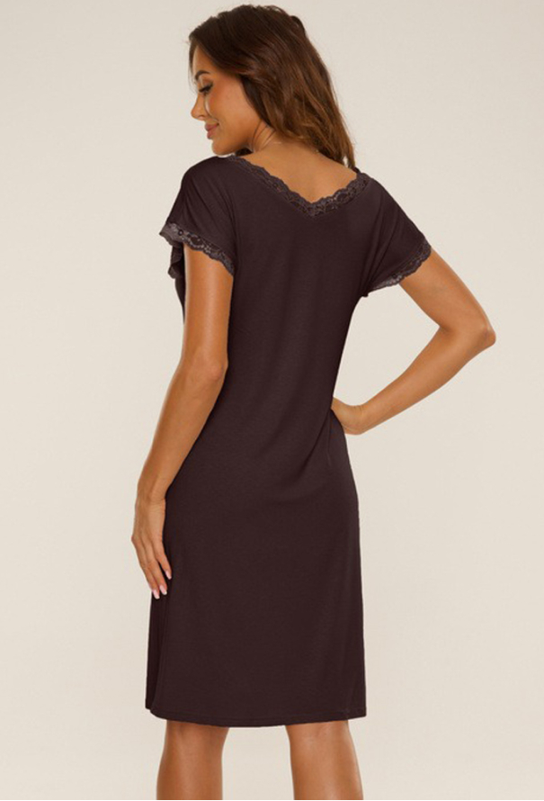 Ночнушка женская вискоза Hazell De Lafense 816SH фото