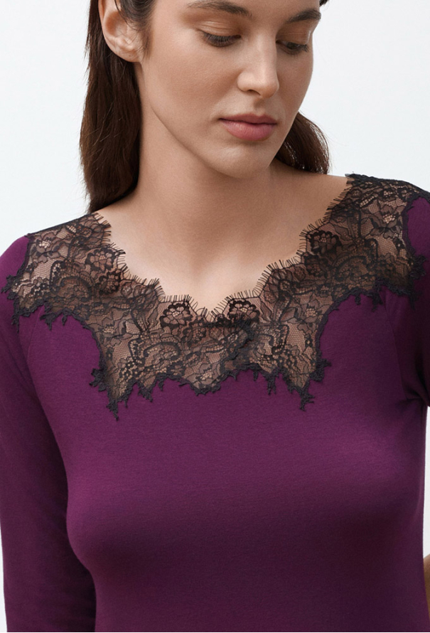 Ночнушка женская бамбук Elegent Enigma Effetto 03339BK-3 фото