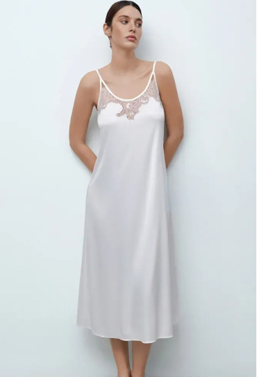 Ночнушка женская шелковая Bridal Effetto S03403W Ночнушка женская шелковая Bridal Effetto S03403W