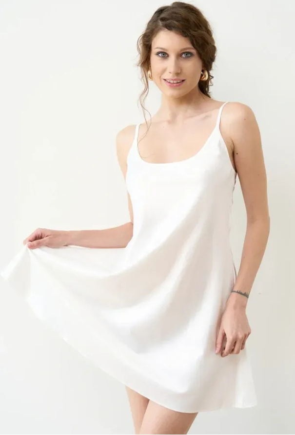 Ночнушка женская шелковая Classic Effetto S03198W фото