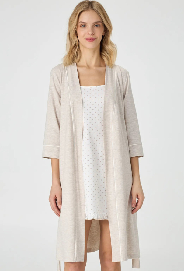 Ночнушка женская хлопок Beige Romance Ellen LDK 112/71/02 фото