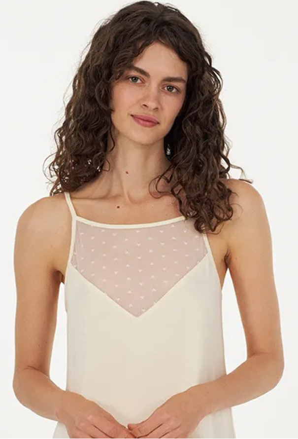 Нічна сорочка модал Cecilia Creamy Ellen LDM 112/69/02 фото