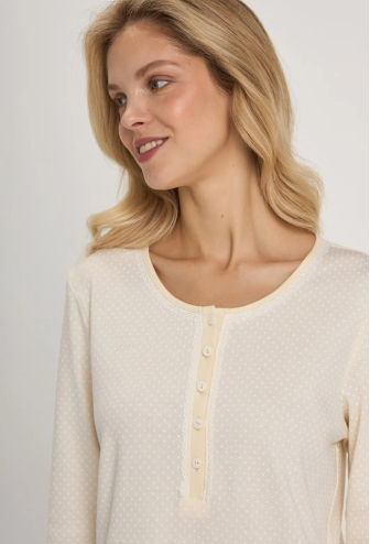 Ночнушка женская хлопок French Vanila Ellen LDK 102/23/01