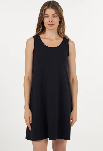 Нічна сорочка бавовна Linen Black Ellen LDK 110/35/02