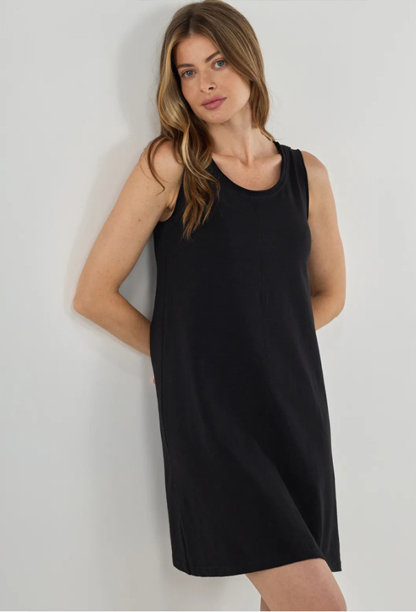 Нічна сорочка бавовна Linen Black Ellen LDK 110/35/02 фото