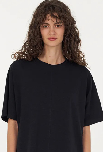 Нічна сорочка бавовна Linen Black Ellen LDK 121/54/01