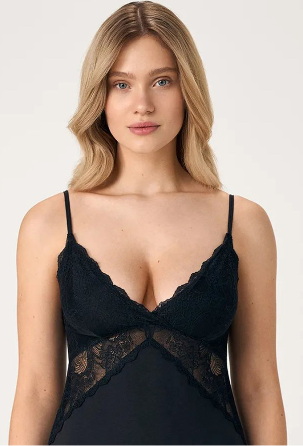 Ночнушка женская модал May Black Ellen LDM 118/28/02 фото